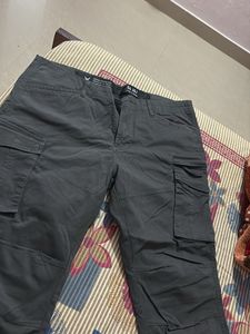 Grey Cargo Pants