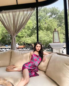 Stylish Floral Print Mini Wrap Dress