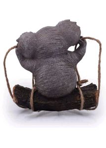Polyresin Animal Figurin on Swing Statue