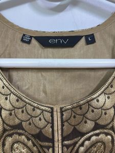 Elegant Embroidered Ethnic Dress