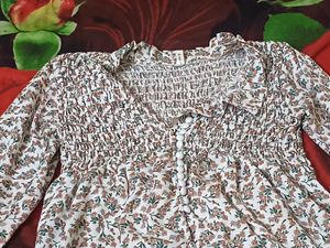 Floral Print Summer Top