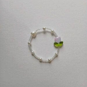 Tulip Beaded Bracelet Set Of 5
