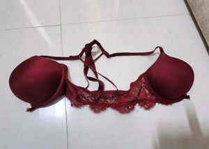 Front Closure Seduction Net Bra