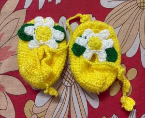 Adorable Hand-Knitted Baby Dress