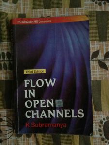 Flow In Open Channel Third Edition