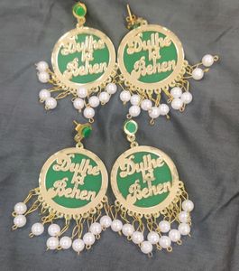 Dulhe Ki Behen Green Earings