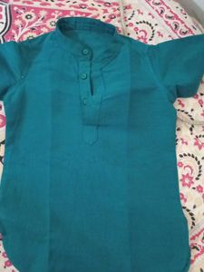 Green Button-Up Shirt
