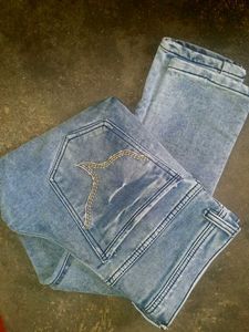 Light Wash Denim Jeans