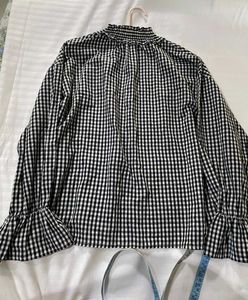 Checkered Blouse Bust 36/38/40
