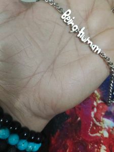 Unisex|Silver Tone Chain with Pendant