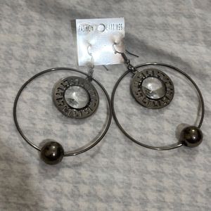 5 Sets Of Silver Earrings