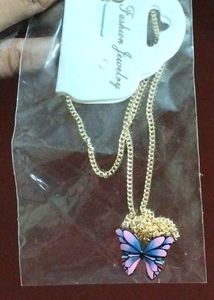 Butterfly Pendant Necklace