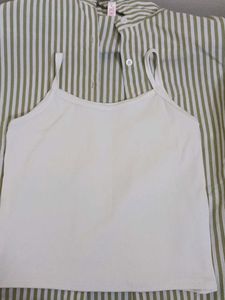 Shirt With Inner Crop Top