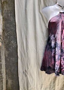 BEBE DYE PRINTED DRESS