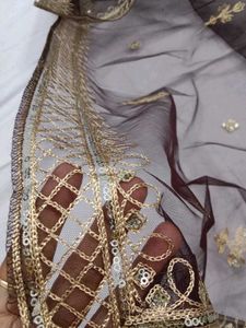 Velvet Embroidered Salwar Kameez