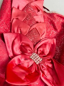 Elegant Coral Party Dress