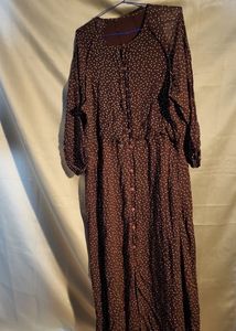Vintage Polka Dot Midi Dress