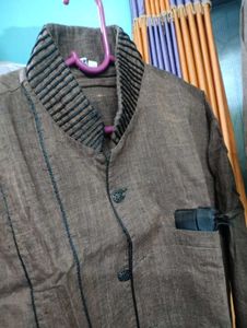 Wedding Brown  Colour Kurta Pyjama