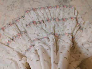 beutiful saree mirror work 😍