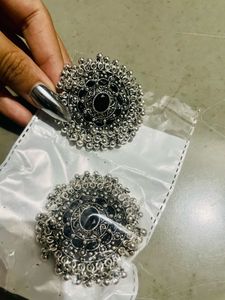 Navratri Style Oxidised Earrings