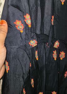 Black Printed Sundress
