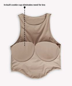 Zivame Bra Top With Inbuilt Cups- Tan/brown