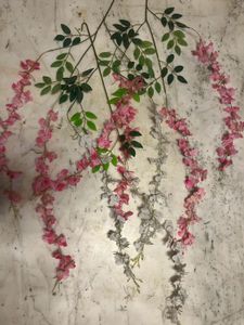 Pink and White Floral Decoration Pack Of 2