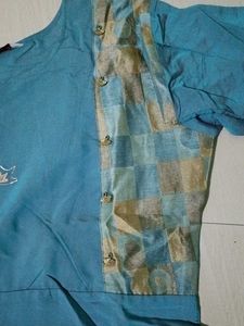 Elegant Blue anarkali kurta