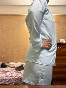 Blue Shirt &amp; Shorts Set