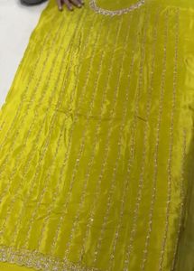 Elegant Yellow suit material