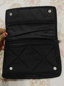 “Noor Clutch” – Quilted Mirror Work Pouch