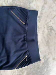 ONLY Navy Pencil Mini Skirt