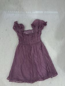 Lilac Mini Dress