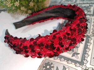 Red Sequin Headband