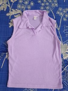 Lavender Sleeveless Top