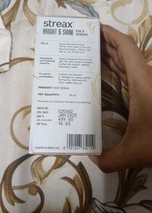 Streax Bright &amp; Shine Face Serum