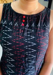 Sleeveless Black Kurta🖤