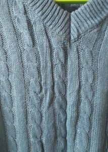 Cable Knit V-Neck Sweater