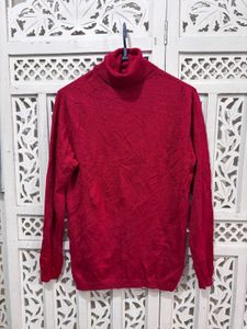 🎀Imported Red Turtleneck Sweater