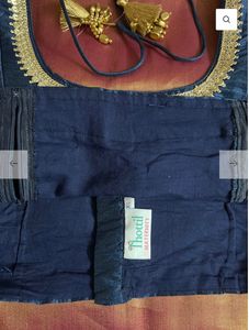 Momzcradle Tissue Saree With Silk Feeding Blouse