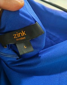 Zink Brand New 🆕 Dress In Blue L Size