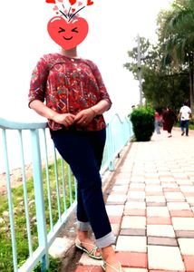 Printed Top Size 34