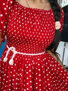 Red Polka Dot Dress