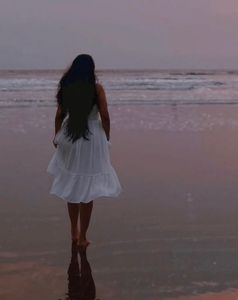 White Crochet Beach Dress