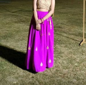 Pink Ethenic Skirt