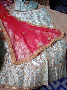 Price Low  Beautiful Lehanga And Awesome Rupat