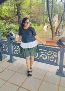 Colorblock Mini Dress