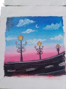 Set of 9 Handmade Landscape Paintings