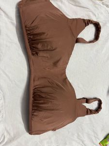 Calzidonia Branded Brown Padded Bra
