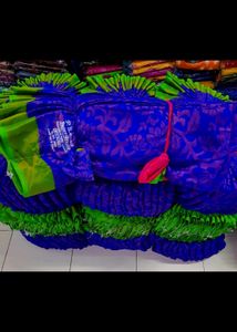 Super chiffon brasso With contrast  blousePallu co